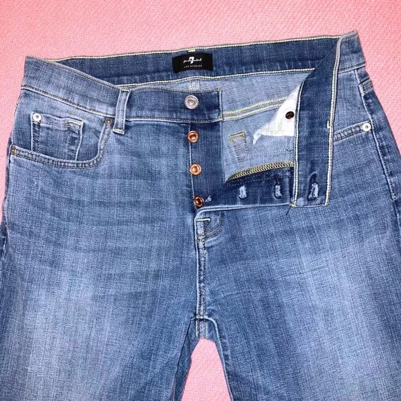 7 For All Mankind Josefina Slim Boyfriend Jeans - Picture 6 of 13